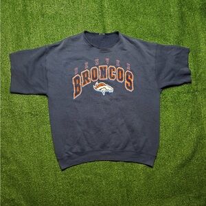 Denver Broncos Navy Blue Sweater